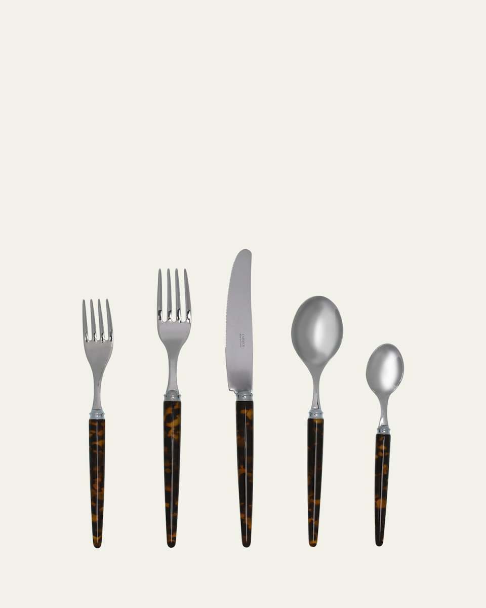 Tang 5-Piece Place Setting, Tortoise